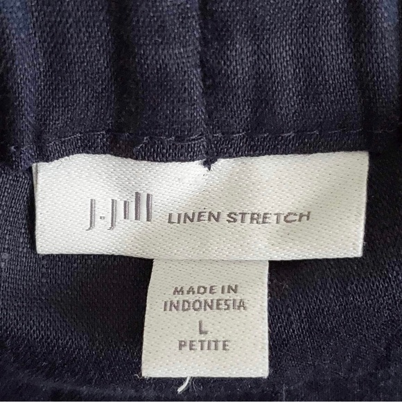 J. Jill Modern Linen-Stretch Slit-Hem Pants - Picture 5 of 9